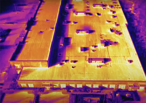 Commercial drone roof inspection services in San Angelo and West Texas