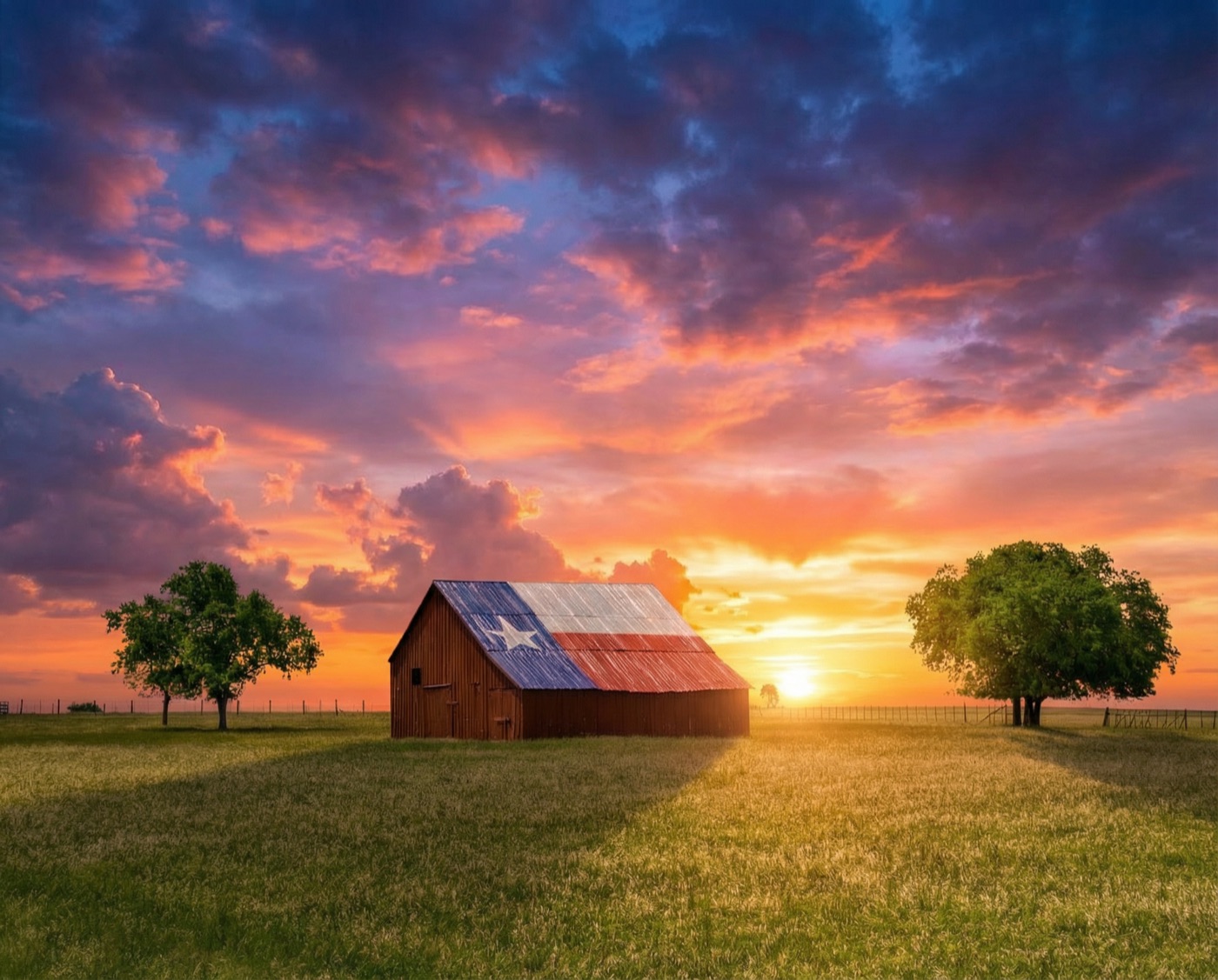 Aerial drone photography of West Texas acreage and ranch land near San Angelo